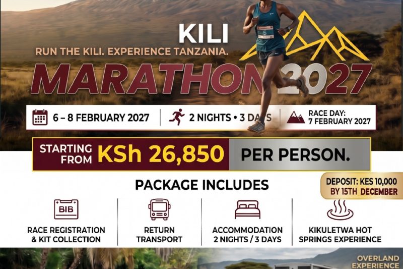 KILIMANJARO MARATHON 2027 2Nights/3Days Package